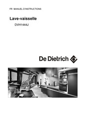 De Dietrich DVH1444J Manuel D'instructions