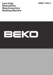 Beko WMB 71432 A Mode D'emploi