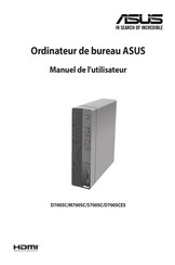 Asus D700SCES Manuel De L'utilisateur