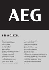 AEG BSS18C12ZBL Notice Originale