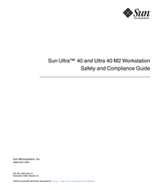 Sun Microsystems Sun Ultra 40 Manuel D'instructions