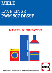 Miele PWM 507 DPSST Notice D'utilisation Et D'installation