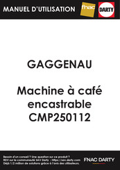 Gaggenau CMP250112 Notice D'utilisation