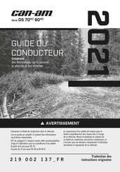 BRP Can-Am DS 70 2021 Guide Du Conducteur