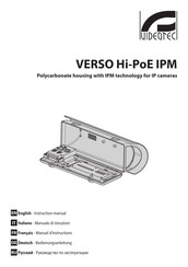 Videotec VERSO Hi-PoE IPM Manuel D'instructions