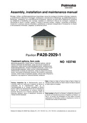 Palmako PA28-2929-1 Notice De Montage