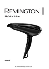 Remington PRO-Air Shine D5215 Manuel D'utilisation