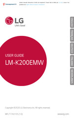 LG LM-K200EMW Guide De L'utilisateur