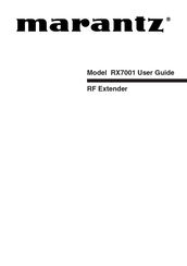 Marantz RX7001 Mode D'emploi