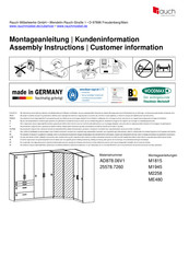 Rauch 25578.7260 Instructions D'assemblage