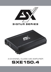 ESX SIGNUM SXE150.4 Mode D'emploi