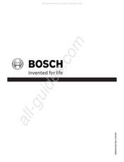 Bosch Ascenta Evolution SHE6AF0 Manuel D'utilisation