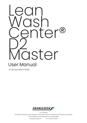 GRANULDISK Lean Wash Center D2 Master Mode D'emploi