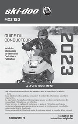 BRP SKI-DOO MXZ 120 2023 Guide Du Conducteur