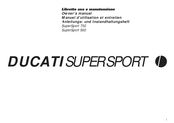 Ducati SuperSport 900 1998 Manuel D'utilisation Et Entretien