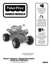 Mattel Fisher-Price POWER WHEELS X6651 Guide De L'utilisateur