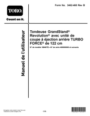 Toro GrandStand Revolution 18840TE Manuel De L'utilisateur