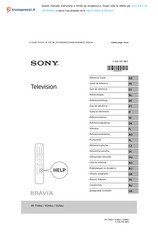 Sony Bravia XR-77A8 J Guide De Référence