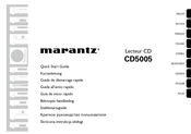 Marantz CD5005 Guide De Démarrage Rapide