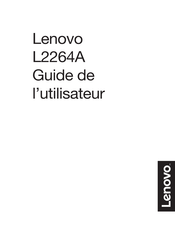 Lenovo LI2264d Guide De L'utilisateur
