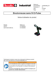 Desoutter E-Pulse BLRTC Notice D'utilisation Du Produit