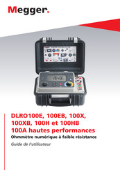 Megger DLRO100X Guide De L'utilisateur