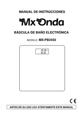 Mx Onda MX-PB2450 Manuel D'instructions