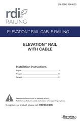 RDI ELEVATION RAIL Instructions D'installation