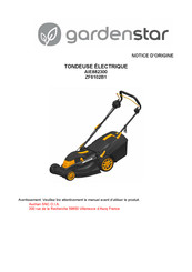 gardenstar AIE882300 ZF6102B1 Notice D'origine