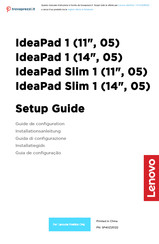 Lenovo IdeaPad Slim 1 Guide De Configuration