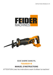 Feider FSSAB20V-B Manuel D'instructions