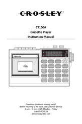 Crosley CT100A Manuel D'utilisation