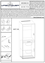 Washtower WSGN62-60 Notice De Montage