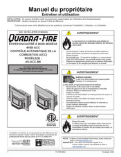 Quadra-Fire 41I-ACC-BK Manuel Du Propriétaire
