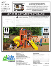 KidKraft Cedar Summit F25745 Notice De Montage Et D'utilisation