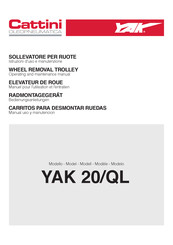 Cattini YAK 20/QL Instructions Pour L'utilisation Et L'entretien