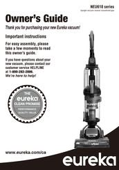 Eureka DashSprint NEU610 Serie Guide D'utilisation