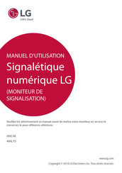 LG 49VL5B Manuel D'utilisation