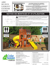 Kidkraft Cedar Summit F25745E Notice De Montage Et D'utilisation