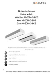 exeltec Dam M-ECM-G-ECG Notice Technique