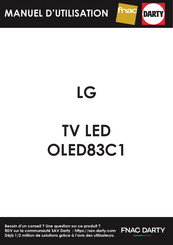 LG OLED83C1 Guide De L'utilisateur