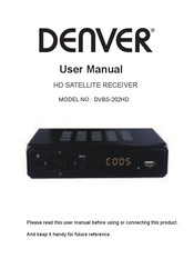 Denver DVBS-202HD Manuel D'utilisation
