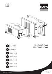 GYS MULTICOOL 1300 Manuel D'utilisation