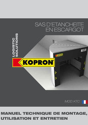 Kopron KTC Manuel De Montage, D'utilisation Et D'entretien