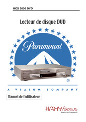 HAMYsound Paramount HCS 2000 DVD Manuel De L'utilisateur