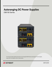 Keysight E36150 Serie Guide D'utilisation