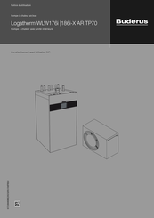 Buderus Logatherm WLW-186i-X AR E Notice D'utilisation