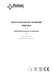 Pulsar PSBD 5012 Mode D'emploi