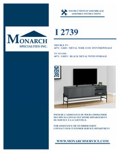 Monarch Specialties I 2739 Instructions D'assemblage