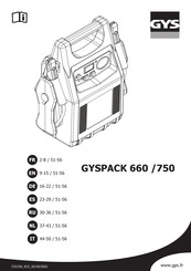 GYS GYSPACK 660 Manuel D'utilisation